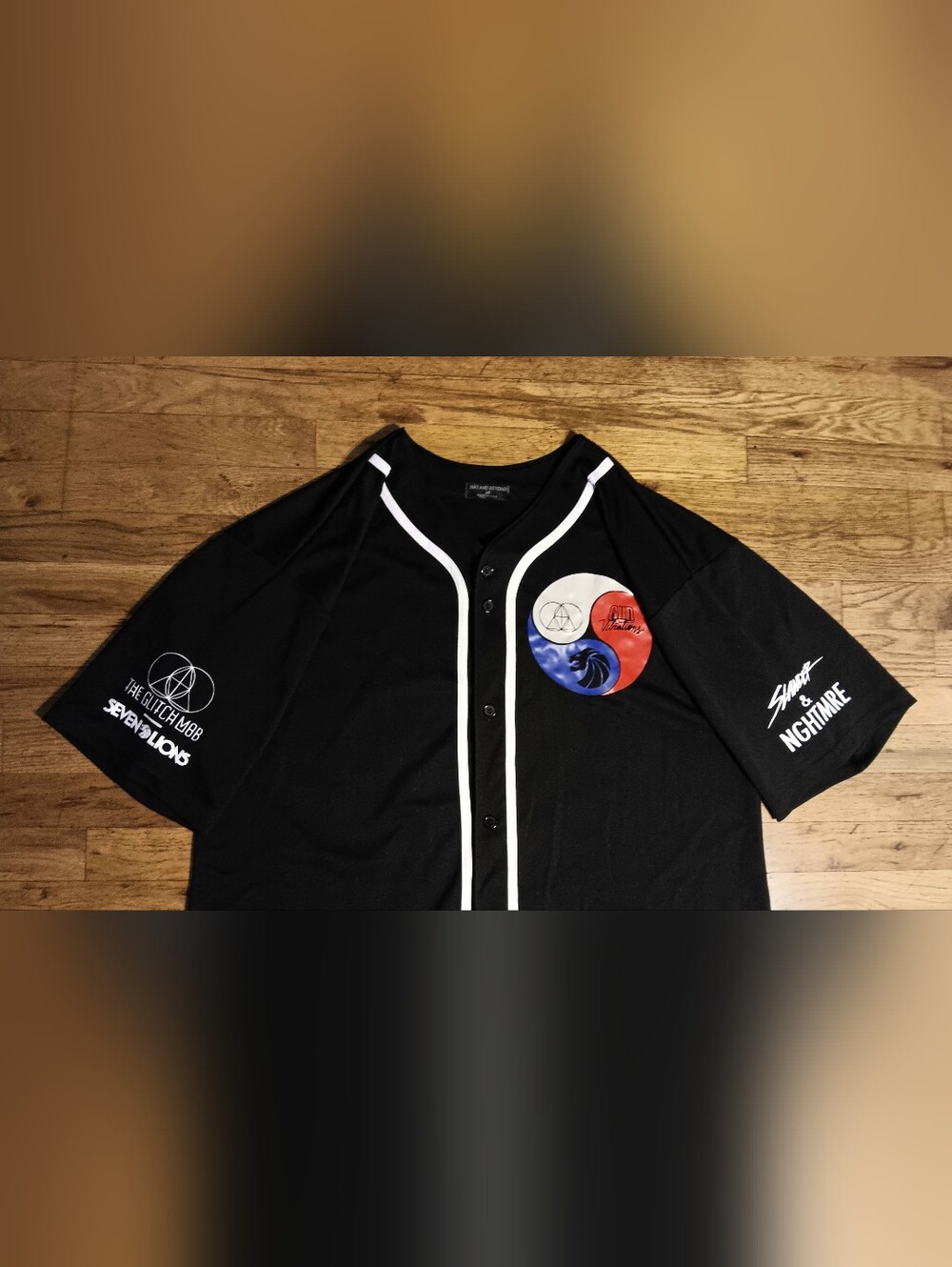 Seven Lions Alchemy Tour Baseball Jersey The Glitch Mob Gud Vibrations Rave EDM